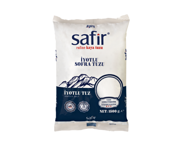 1500 g Poşet İyotlu Sofra Tuzu